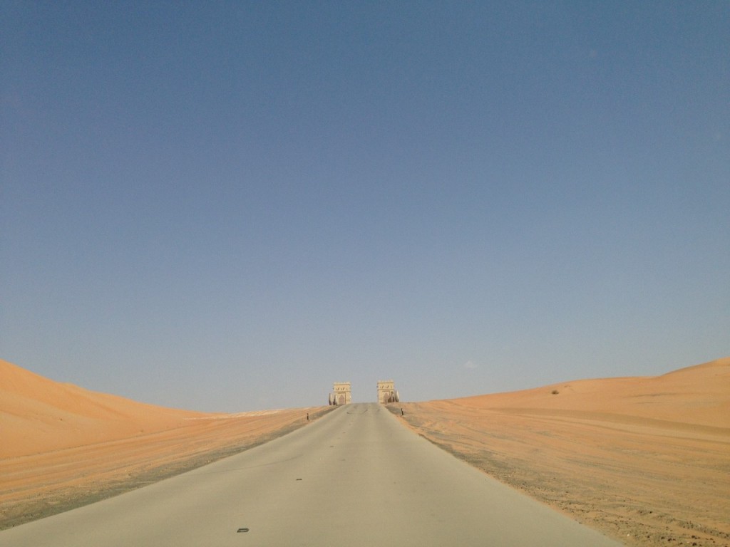 アブダビの砂漠
