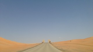 アブダビの砂漠